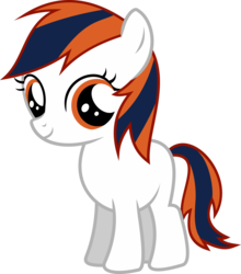 Size: 1024x1163 | Tagged: safe, artist:jeremeymcdude, oc, oc only, oc:milo highliss, earth pony, pony, g4, age regression, female, filly, show accurate, simple background, solo, transparent background, vector