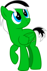 Size: 1024x1556 | Tagged: safe, artist:jeremeymcdude, oc, oc only, oc:rick "dash" witt, pegasus, pony, g4, male, show accurate, simple background, solo, transparent background, vector