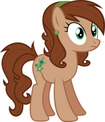Size: 1024x1193 | Tagged: safe, artist:jeremeymcdude, oc, oc only, oc:jade verdi, earth pony, pony, gift art, show accurate, simple background, solo, transparent background, vector