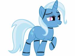 Size: 1024x768 | Tagged: safe, artist:ripped-ntripps, trixie, pony, unicorn, g4, animatronic, female, five nights at freddy's, mare, simple background, solo, white background