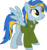 Size: 1024x1088 | Tagged: safe, artist:jeremeymcdude, oc, oc only, oc:moondust messerschmitt, pegasus, pony, g4, alternate universe, military, military uniform, new lunar republic, new lunar republic air force, nighthawk squadron, pilot, solo