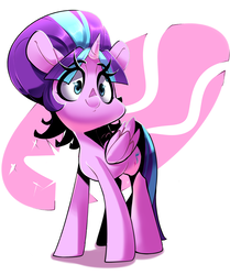 Size: 2827x3379 | Tagged: safe, artist:sourspot, starlight glimmer, alicorn, pony, g4, alicornified, female, high res, mare, race swap, s5 starlight, simple background, smiling, solo, starlicorn, transparent background
