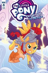 Size: 791x1200 | Tagged: safe, flash magnus, pegasus, pony, g4, my little pony: legends of magic, spoiler:comic, angry, armor, lightning, male, netitus, shield, solo, stallion