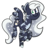 Size: 3000x3000 | Tagged: safe, artist:drawponies, oc, oc only, oc:star chaser, pegasus, pony, female, heterochromia, high res, looking at you, mare, simple background, smiling, solo, transparent background