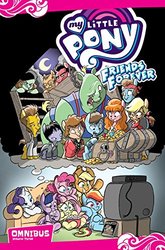 Size: 329x500 | Tagged: safe, artist:jay fosgitt, idw, applejack, fluttershy, pinkie pie, rainbow dash, rarity, twilight sparkle, alicorn, pony, g4, my little pony: friends forever, official, amazon.com, cover, mane six, television, the goonies, treasure chest, twilight sparkle (alicorn), watching tv