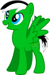 Size: 1024x1526 | Tagged: safe, artist:jeremeymcdude, oc, oc only, oc:rick "dash" witt, pegasus, pony, g4, show accurate, simple background, solo, transparent background, vector