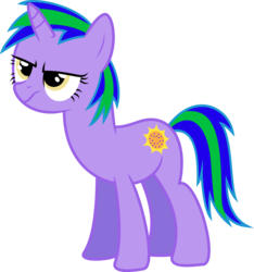 Size: 1024x1094 | Tagged: safe, artist:jeremeymcdude, oc, oc only, oc:shimmer starr, pony, unicorn, getting real tired of your shit, show accurate, simple background, solo, transparent background, vector