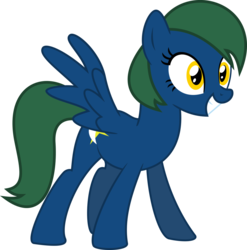 Size: 1024x1038 | Tagged: safe, artist:jeremeymcdude, oc, oc only, oc:night starr, pegasus, pony, g4, mother, show accurate, simple background, solo, transparent background, vector