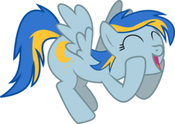 Size: 1024x726 | Tagged: safe, artist:jeremeymcdude, oc, oc only, oc:moondust messerschmitt, pegasus, pony, g4, dashface, excited, show accurate, simple background, solo, transparent background, vector