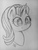 Size: 960x1280 | Tagged: safe, artist:citizensmiley, starlight glimmer, pony, unicorn, g4, bust, cute, female, glimmerbetes, mare, monochrome, portrait, sketch, solo, traditional art