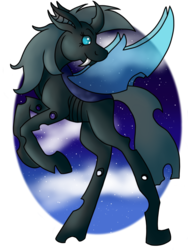 Size: 1500x2000 | Tagged: safe, artist:stereo-of-the-heart, oc, oc only, oc:gypsy, changeling, solo