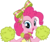 Size: 5000x4173 | Tagged: safe, artist:dashiesparkle, pinkie pie, earth pony, pony, all bottled up, g4, absurd resolution, cheerleader, cheerleader pinkie, female, pom pom, simple background, smiling, solo, transparent background, vector