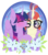 Size: 1894x2166 | Tagged: safe, artist:cloud-drawings, moondancer, twilight sparkle, alicorn, pony, unicorn, g4, blushing, eyes closed, female, glasses, hug, kissing, lesbian, mare, nuzzling, ship:twidancer, shipping, smiling, twilight sparkle (alicorn)