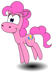 Size: 750x1000 | Tagged: safe, artist:terrible-artist, pinkie pie, earth pony, pony, g4, female, fur fighters, mare, simple background, smiling, solo, style emulation, transparent background