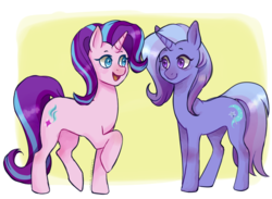 Size: 1100x805 | Tagged: safe, artist:winter-darkness, starlight glimmer, trixie, pony, unicorn, g4