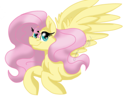 Size: 2588x2000 | Tagged: safe, artist:jen-neigh, fluttershy, pegasus, pony, g4, female, high res, simple background, solo, transparent background