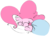 Size: 702x510 | Tagged: safe, artist:hattsy, pinkie pie, earth pony, pony, g4, blanket, eyes closed, female, pillow, sleeping, solo, zzz