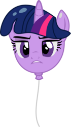 Size: 529x946 | Tagged: safe, artist:mega-poneo, twilight sparkle, balloon pony, g4, the one where pinkie pie knows, balloon, female, mare, simple background, solo, transparent background, vector