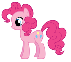 Size: 1656x1446 | Tagged: safe, artist:durpy, pinkie pie, earth pony, pony, g4, female, simple background, smiling, solo, stock vector, transparent background, vector