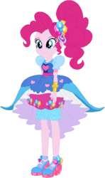 Size: 367x619 | Tagged: safe, artist:ra1nb0wk1tty, pinkie pie, equestria girls, g4, my little pony equestria girls: legend of everfree, clothes, dress, female, simple background, solo, white background