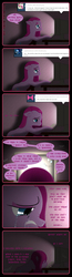Size: 800x3096 | Tagged: safe, artist:underwoodart, pinkie pie, ask pink-pony, g4, ask, computer, crying, female, pinkamena diane pie, runny nose, solo, tumblr