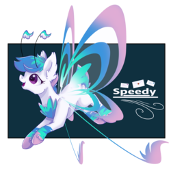 Size: 1024x1024 | Tagged: safe, artist:caldercloud, oc, oc only, oc:wind flurry, grottoling, original species, pony, female, mare, solo