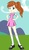 Size: 349x599 | Tagged: safe, oc, oc only, oc:nicole, equestria girls, g4, clothes, dress, kneesocks, mary janes, pink dress, socks, starsue, white socks