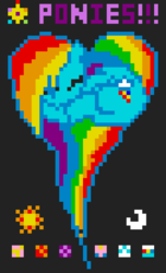 Size: 504x828 | Tagged: safe, rainbow dash, g4, cutie mark, pixel art