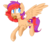 Size: 391x339 | Tagged: safe, artist:vanillashineart, oc, oc only, pegasus, pony, cookie, female, flying, food, mare, mouth hold, pixel art, simple background, solo, transparent background