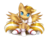 Size: 1191x900 | Tagged: dead source, safe, artist:nika191319, pony, crossover, cute, male, miles "tails" prower, ponified, solo, sonic the hedgehog (series)