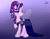 Size: 600x464 | Tagged: safe, artist:missanimegrl, starlight glimmer, pony, unicorn, g4, alternate hairstyle, clothes, dress, female, gala dress, gradient background, raised hoof, smiling, solo, watermark