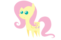 Size: 3191x2124 | Tagged: safe, artist:aborrozakale, fluttershy, pony, g4, female, high res, pointy ponies, simple background, solo, transparent background