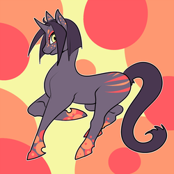 Size: 1250x1250 | Tagged: safe, artist:sterks, oc, oc only, oc:bewitched, pony, unicorn, freckles, polka dots, solo