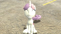 Size: 1920x1080 | Tagged: safe, artist:thebighackintosh, sweetie belle, g4, 3d, female, gmod, smiling, solo
