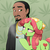 Size: 2000x2000 | Tagged: safe, artist:moozua, tree hugger, earth pony, human, pony, g4, 420, abstract background, drug use, drugs, duo, high res, joint, marijuana, smoke weed everyday, snoop dogg