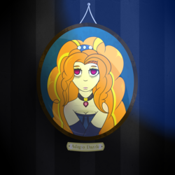 Size: 2000x2000 | Tagged: safe, artist:lazerblues, adagio dazzle, g4, bust, female, high res, picture, portrait, solo