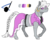 Size: 900x720 | Tagged: safe, artist:bijutsuyoukai, oc, oc only, oc:crescendo, earth pony, pony, clothes, magical lesbian spawn, offspring, parent:octavia melody, parent:photo finish, reference sheet, simple background, solo, transparent background