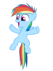 Size: 2048x2732 | Tagged: safe, artist:prismaticstars, rainbow dash, pony, g4, newbie dash, female, filly, filly rainbow dash, high res, simple background, solo, transparent background, vector