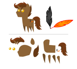 Size: 4882x4350 | Tagged: safe, artist:estories, oc, oc only, oc:shadowheart, pony, unicorn, absurd resolution, commission, cute, cutie mark, golden eyes, male, modular, outdated, pointy ponies, reference sheet, solo, stallion, wrong cutie mark