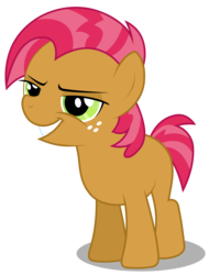Size: 2280x3000 | Tagged: safe, artist:brony-works, babs seed, g4, female, high res, simple background, solo, transparent background, vector