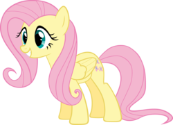 Size: 11089x8000 | Tagged: safe, artist:myardius, fluttershy, pegasus, pony, g4, stare master, .svg available, absurd resolution, excited, female, simple background, smiling, solo, transparent background, vector