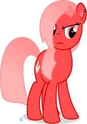 Size: 2000x2824 | Tagged: safe, artist:arifproject, oc, oc only, oc:downvote, pony, derpibooru, g4, derpibooru ponified, ear piercing, hair over one eye, high res, meta, piercing, ponified, simple background, solo, transparent background, unamused, vector