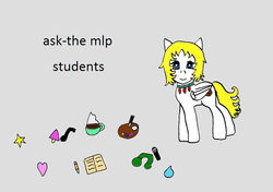 Size: 772x544 | Tagged: safe, artist:ask-luciavampire, oc, oc only, pony, tumblr:ask-the-mlp-students, ask, solo, student, tumblr