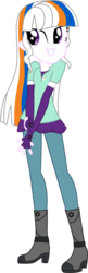 Size: 617x1905 | Tagged: safe, artist:davidsfire, oc, oc only, oc:playmyr shot, equestria girls, g4, clothes, equestria girls-ified, fingerless gloves, gloves, grin, high heels, long gloves, pants, shirt, simple background, smiling, solo, transparent background