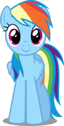 Size: 3000x5862 | Tagged: safe, artist:dashiesparkle, rainbow dash, pegasus, pony, g4, the super speedy cider squeezy 6000, .svg available, absurd resolution, female, front, looking at you, simple background, smiling, solo, standing, transparent background, vector