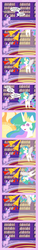 Size: 700x4584 | Tagged: safe, artist:deusexequus, princess celestia, starlight glimmer, alicorn, pony, celestial advice, g4, bait and switch, comic, dialogue, female, frown, mare, pointy ponies, speech bubble