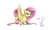 Size: 5000x3000 | Tagged: safe, artist:skitsroom, angel bunny, fluttershy, g4, flower, high res, signature, simple background