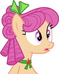 Size: 3001x3732 | Tagged: safe, artist:cloudy glow, apple rose, earth pony, pony, apple family reunion, g4, .ai available, female, high res, mare, open mouth, simple background, solo, transparent background, vector, young, young apple rose, younger
