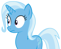 Size: 2097x1669 | Tagged: safe, artist:sketchmcreations, trixie, pony, unicorn, all bottled up, g4, :s, female, mare, simple background, startled, transparent background, vector, wavy mouth