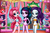 Size: 800x533 | Tagged: safe, pinkie pie, rarity, twilight sparkle, equestria girls, g4, alternate hairstyle, belly button, blue underwear, bootleg, bra, clothes, crop top bra, dressup, dressup game, frilly underwear, game, girlsplay, heart, heart print underwear, makeover, panties, pink underwear, polka dot underwear, underwear, yellow underwear